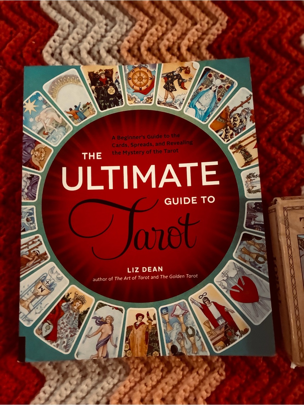Tarot Deck of 78 Cards – Brown and Blue Card Box and guide to reading tarot book - Picture 2 of 5